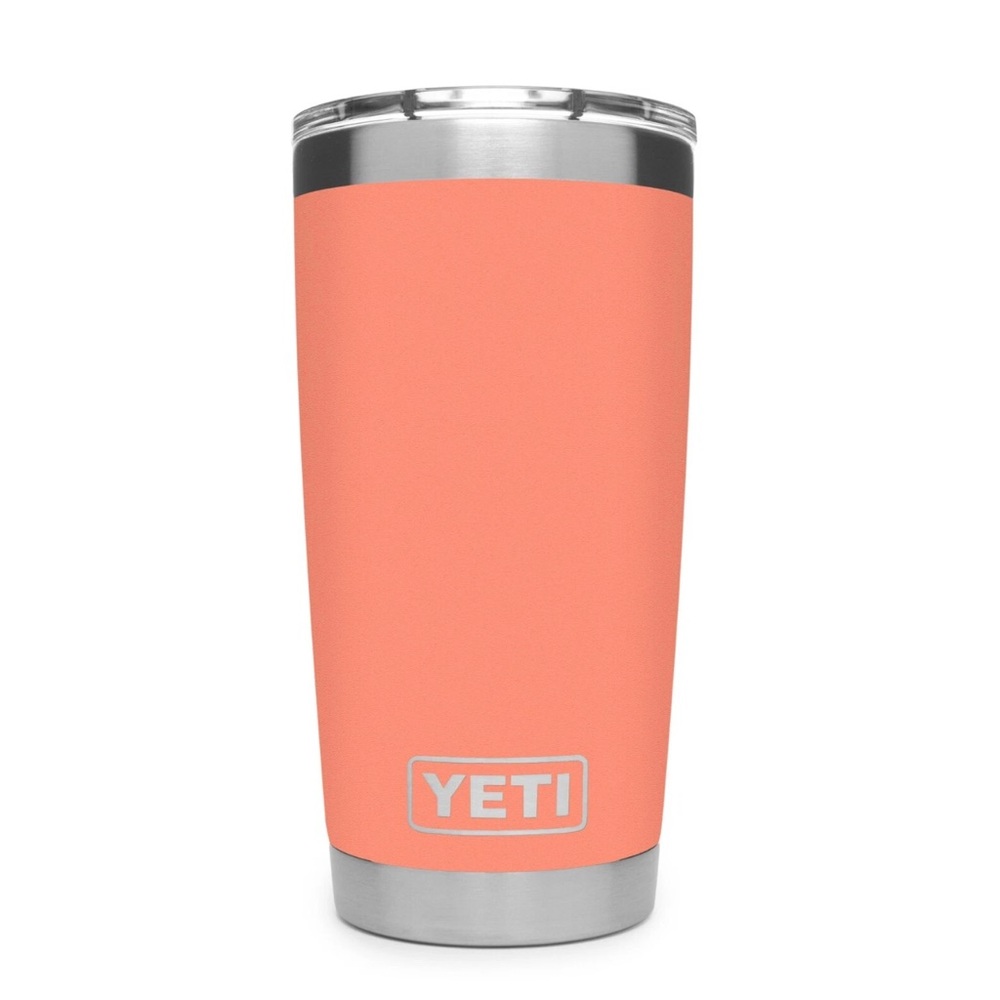 YETI Rambler 20 oz Tumbler - Vibrant Coral